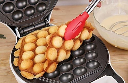 Hong Kong Bubble Waffle Maker Non Stick 640W UK Plug White