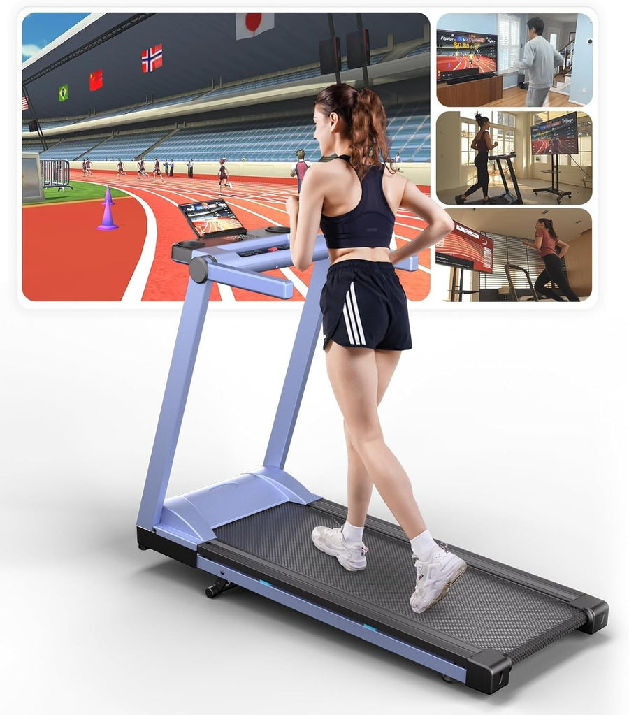 Foldable Home Treadmill DeerRun Incline 1-16km/h Running Machine 158kg