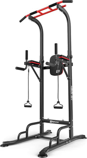 Professional Adjustable Power Tower – Pull-Up & Dip Strength Rack