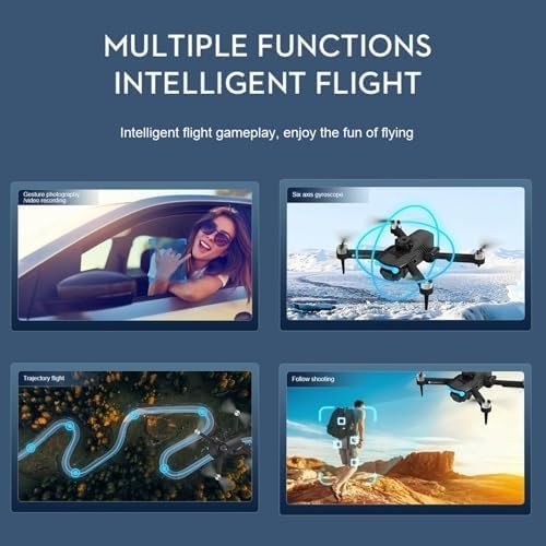 Foldable 8K HD Drone with Dual Camera, Brushless Motor & Obstacle Avoidance