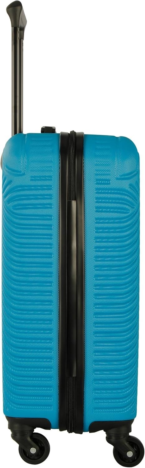 3PC Hard Shell Luggage Set 20 24 28 Inch Spinner Wheels Lock Electric Blue