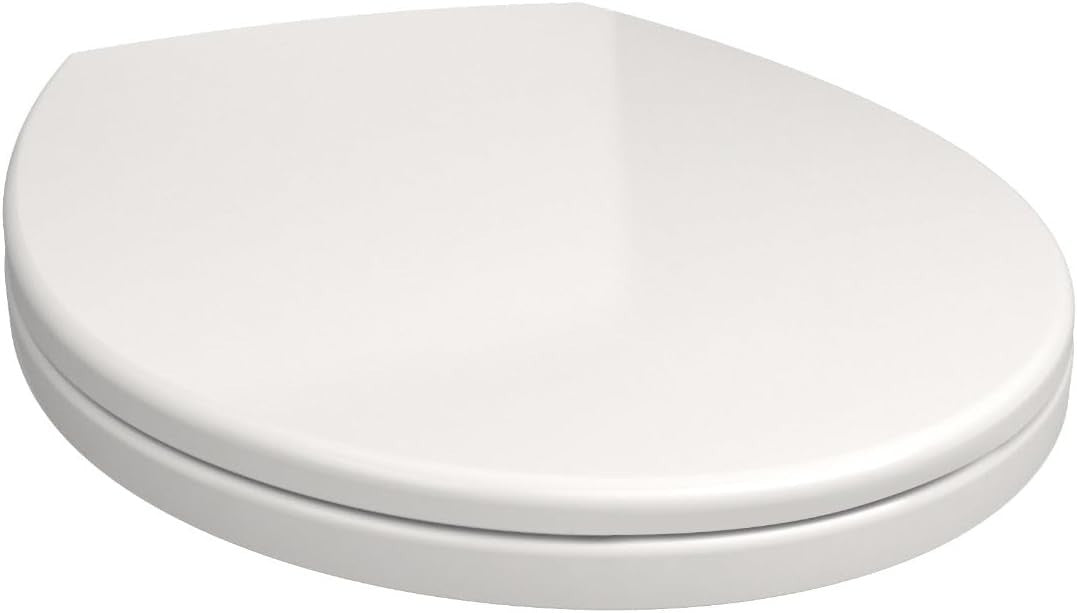 Soft Close White Toilet Seat Oval Quick Release UF Top Fix Adjustable 430-470mm