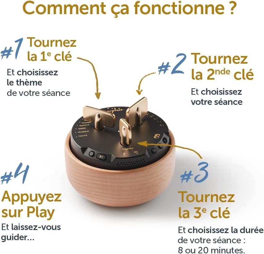 French Meditation Sleep Device – Relaxation & Insomnia Aid for Adults