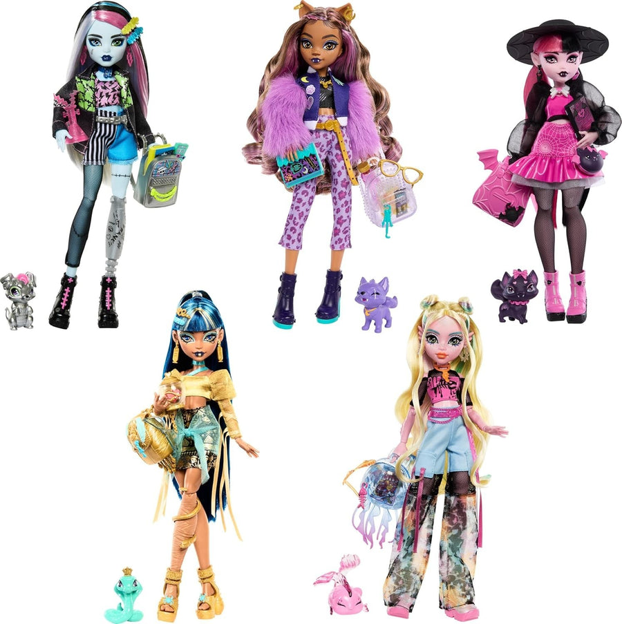 Articulated Fashion Doll 25cm Gothic School Style Accessories 11 Joints