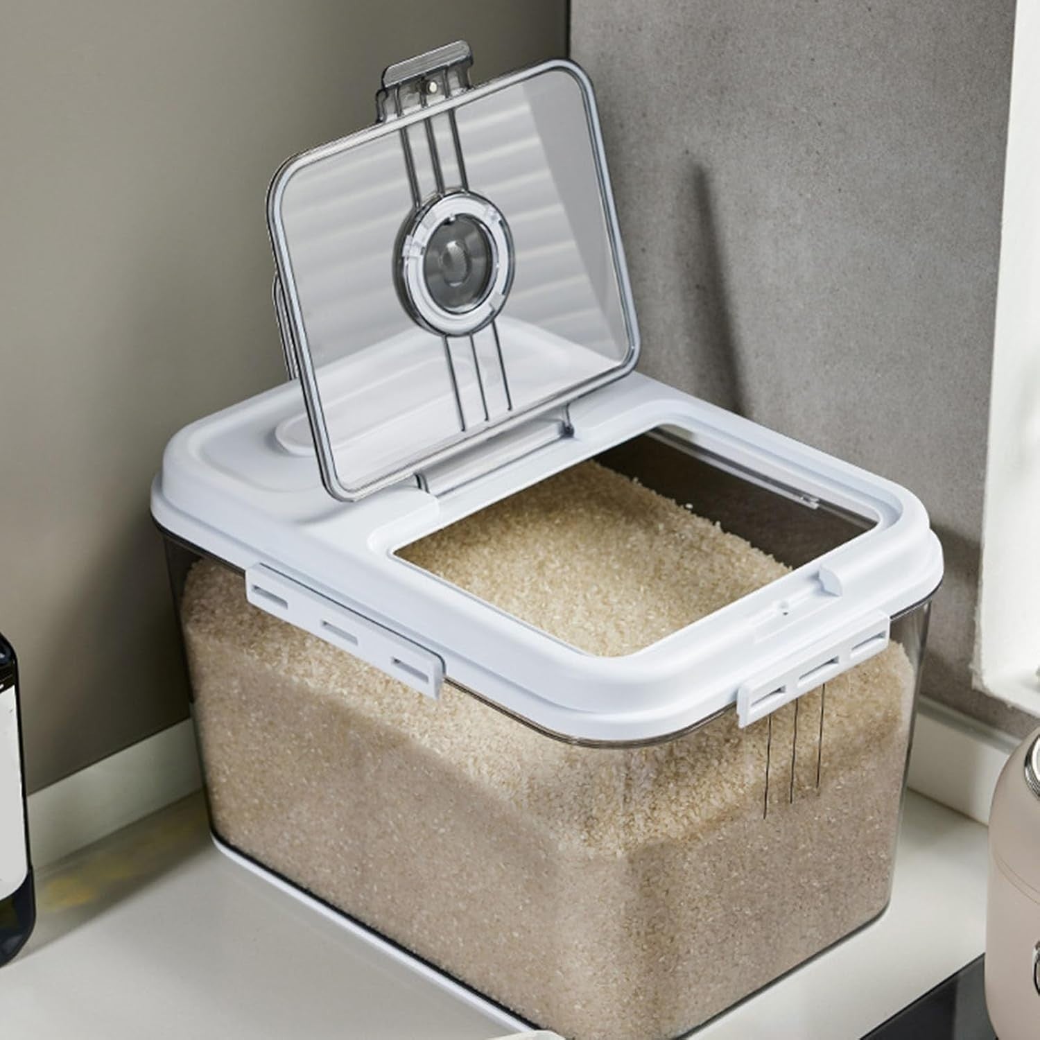 7.5KG Rice Storage Container Airtight w Magnetic Lid