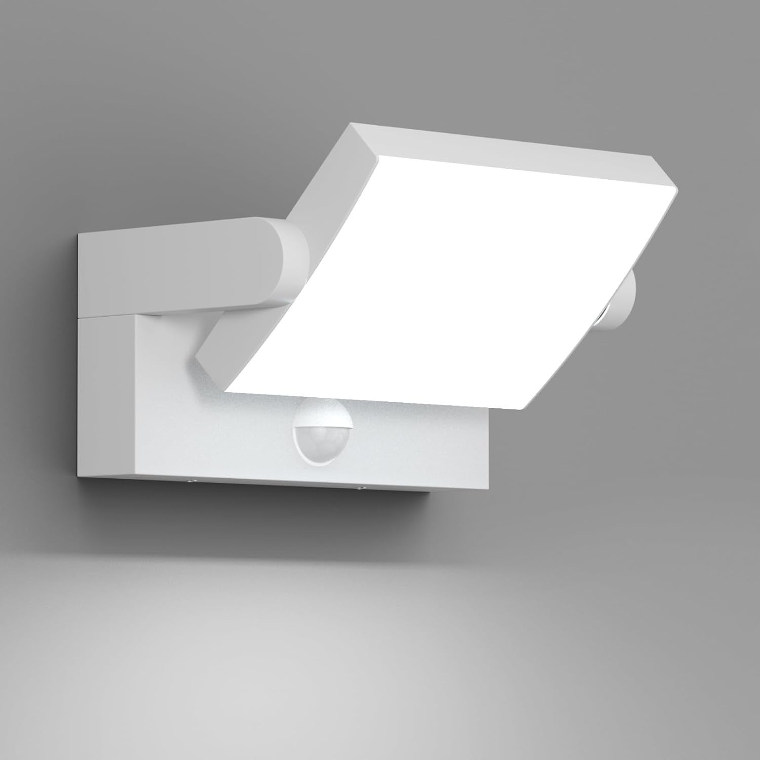 Outdoor Motion Sensor Wall Light Waterproof LED Swivel Adjustable IP65