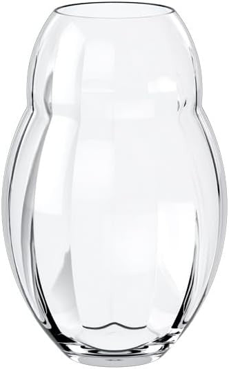 Crystal Glass Vase 20cm Modern Flower Vase Table Centrepiece Home Decor