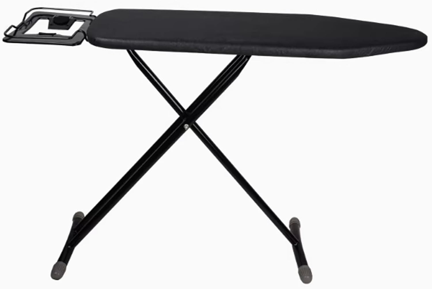 Full Size Adjustable Ironing Board Folding Thick Pad Stable Steel Frame Black
