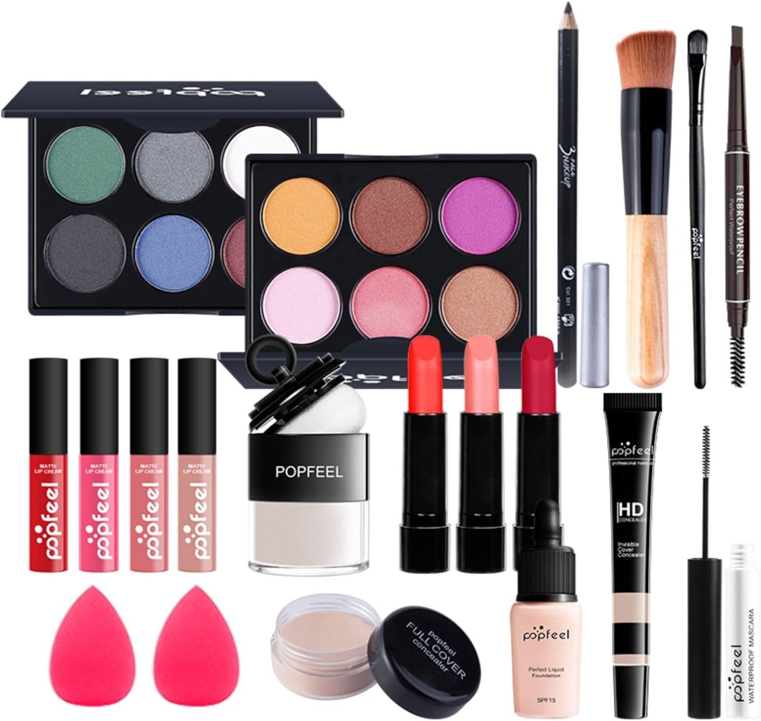 All In One Makeup Kit Full Gift Set Palette Lipstick