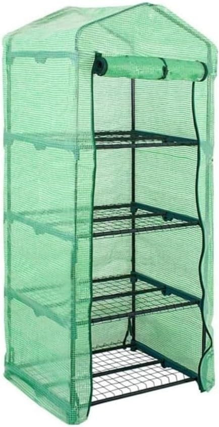 4 Tier Greenhouse Waterproof PE Cover 160x70x50cm | Weather-Resistant Plant Tent