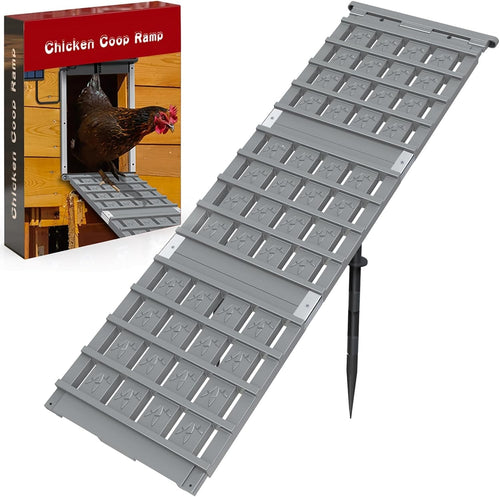 Adjustable Chicken Coop Ramp Ladder Non Slip Waterproof