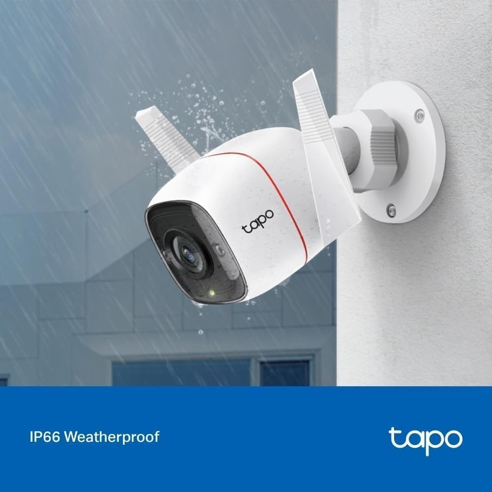 2 Pack 2K Outdoor Security Cameras Wired AI Detection Night Vision