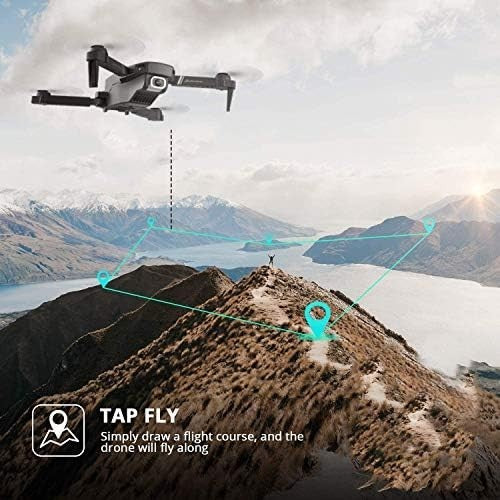 4DRC V4 Drone with 1080P HD Camera, FPV, Foldable, 2 Batteries, App Control