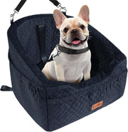 Dog Booster Car Seat Memory Foam Washable Travel Bed Small Dogs Black