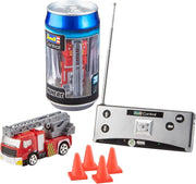 Mini RC Fire Truck in Can – 40MHz Remote Control Toy Car for Kids 3+