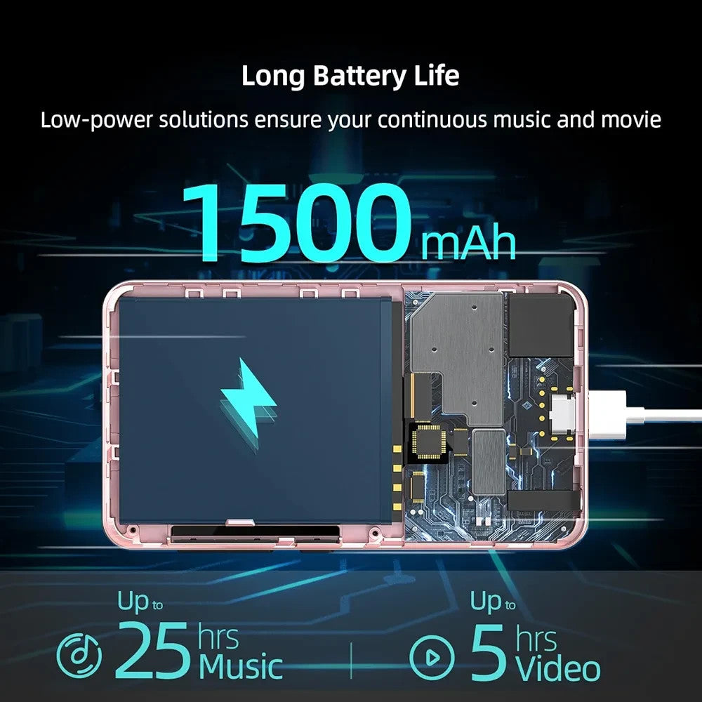 WiFi MP3 Player 80GB Bluetooth Spotify Pandora HiFi Touchscreen Walkman