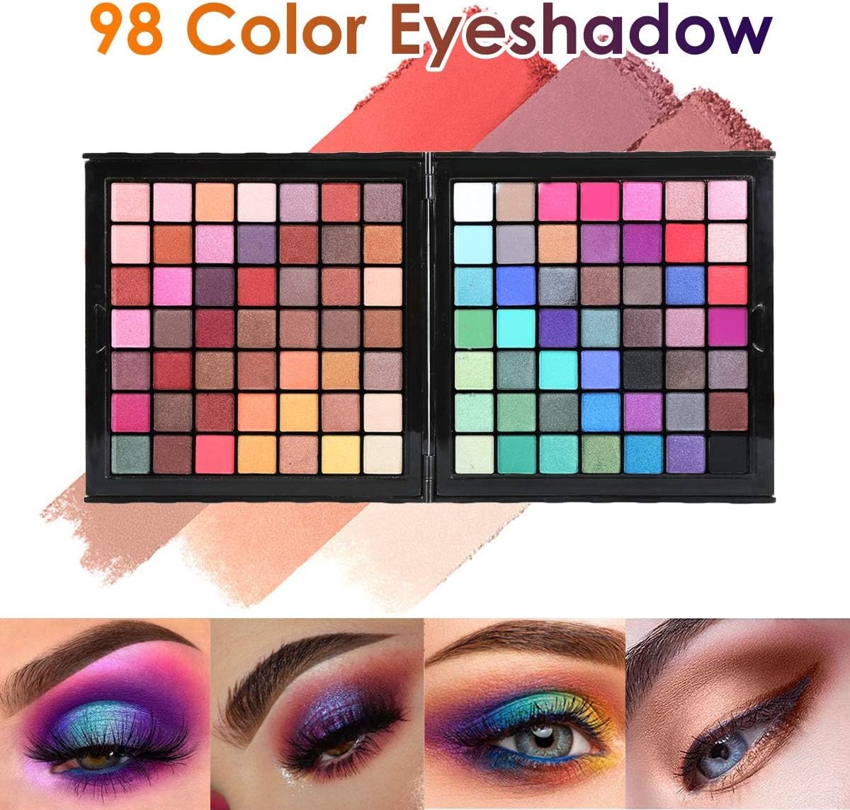 177 Colour Makeup Palette Kit With Mirror Lip Gloss & Concealer