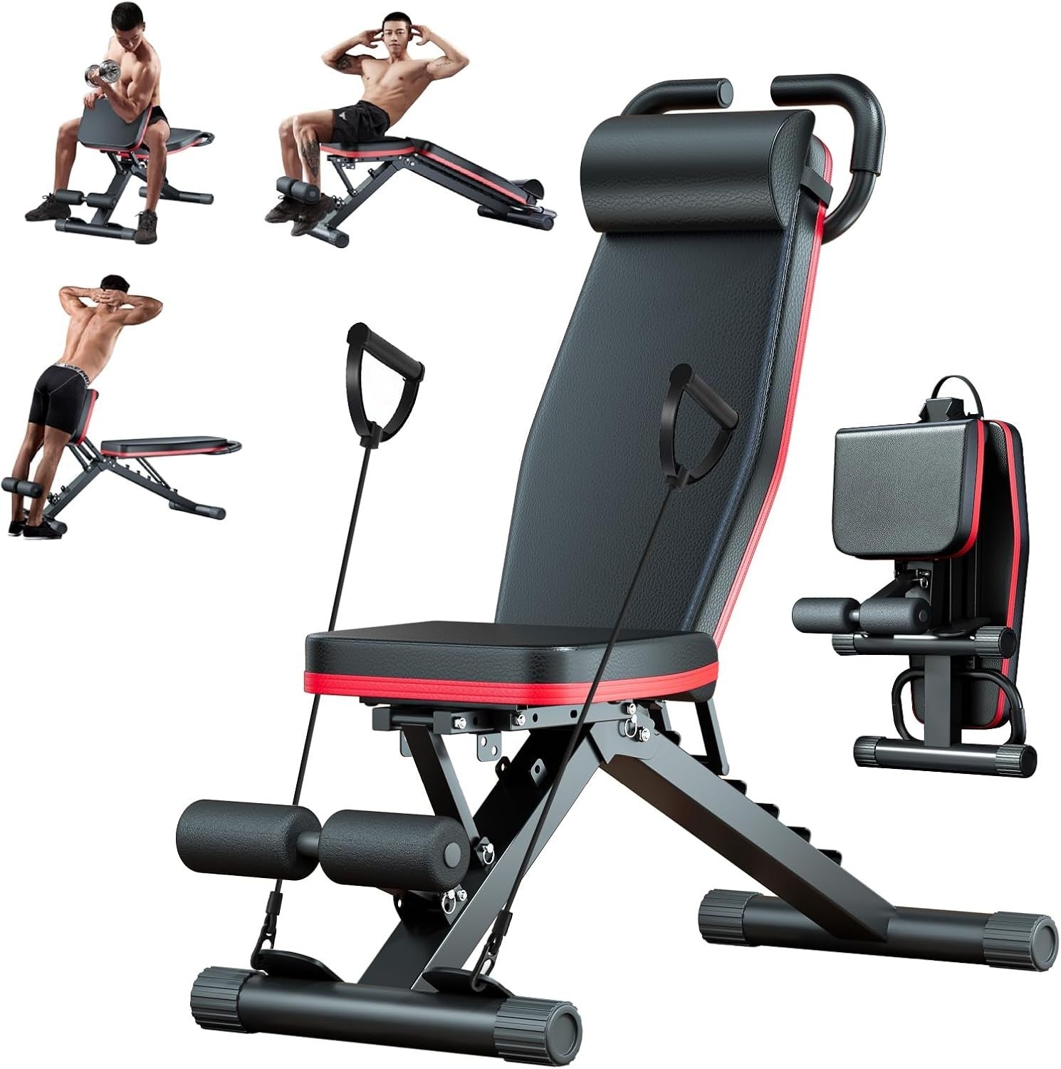 14-in-1 Heavy Duty Weight Bench 1000lb Foldable Home Gym Trainer