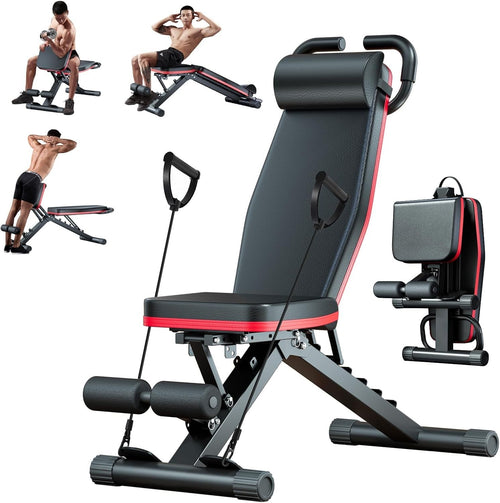 14-in-1 Heavy Duty Weight Bench 1000lb Foldable Home Gym Trainer
