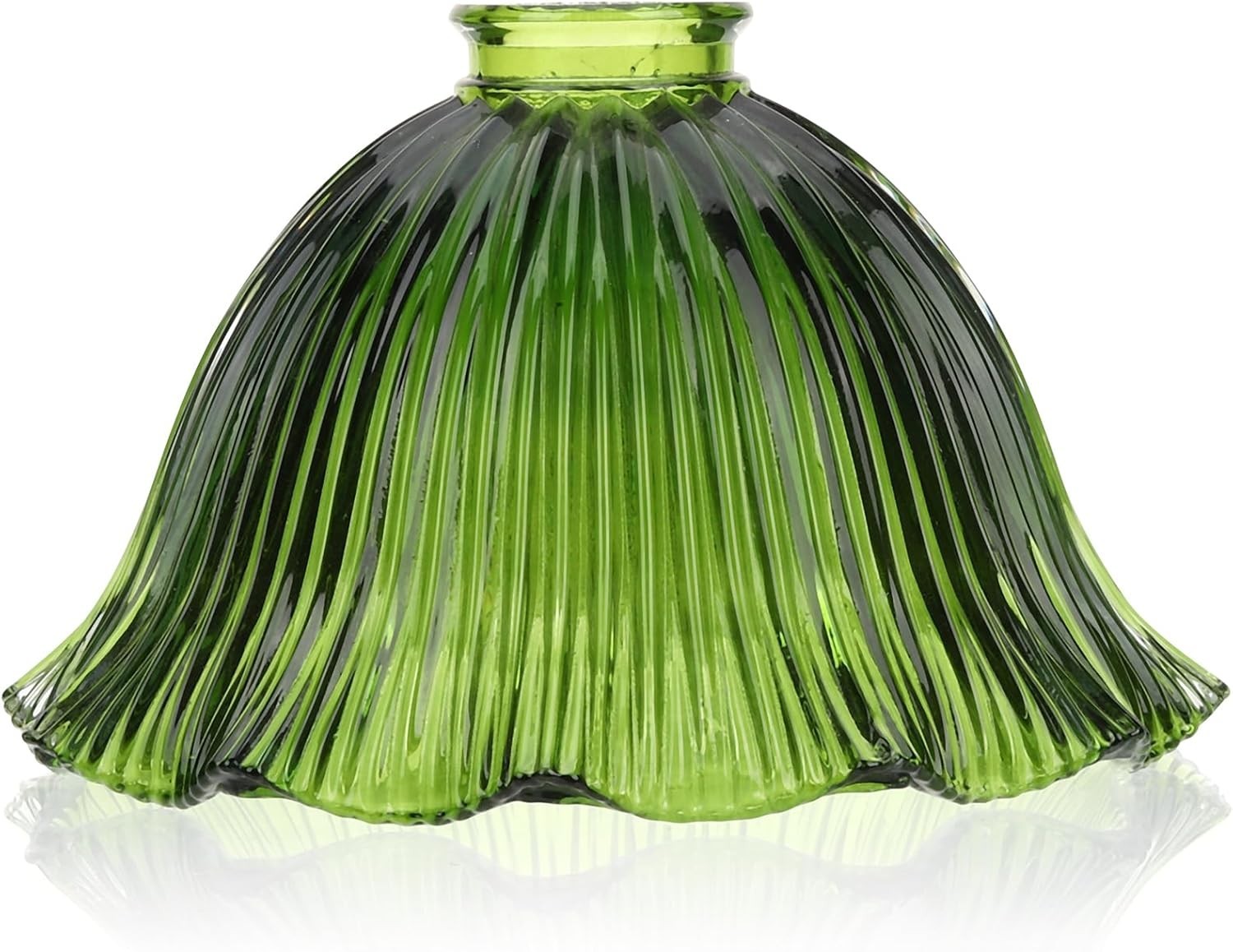 Dark Green Glass Lampshade Chandelier Ceiling Light Shade Decorative Cover