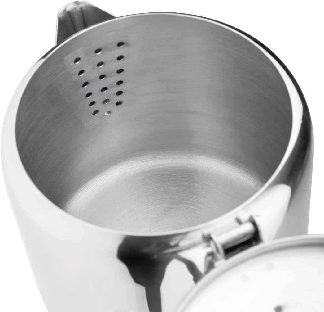Stainless Steel Teapot 1.83L Mirror Finish Tea Pot Heat Resistant