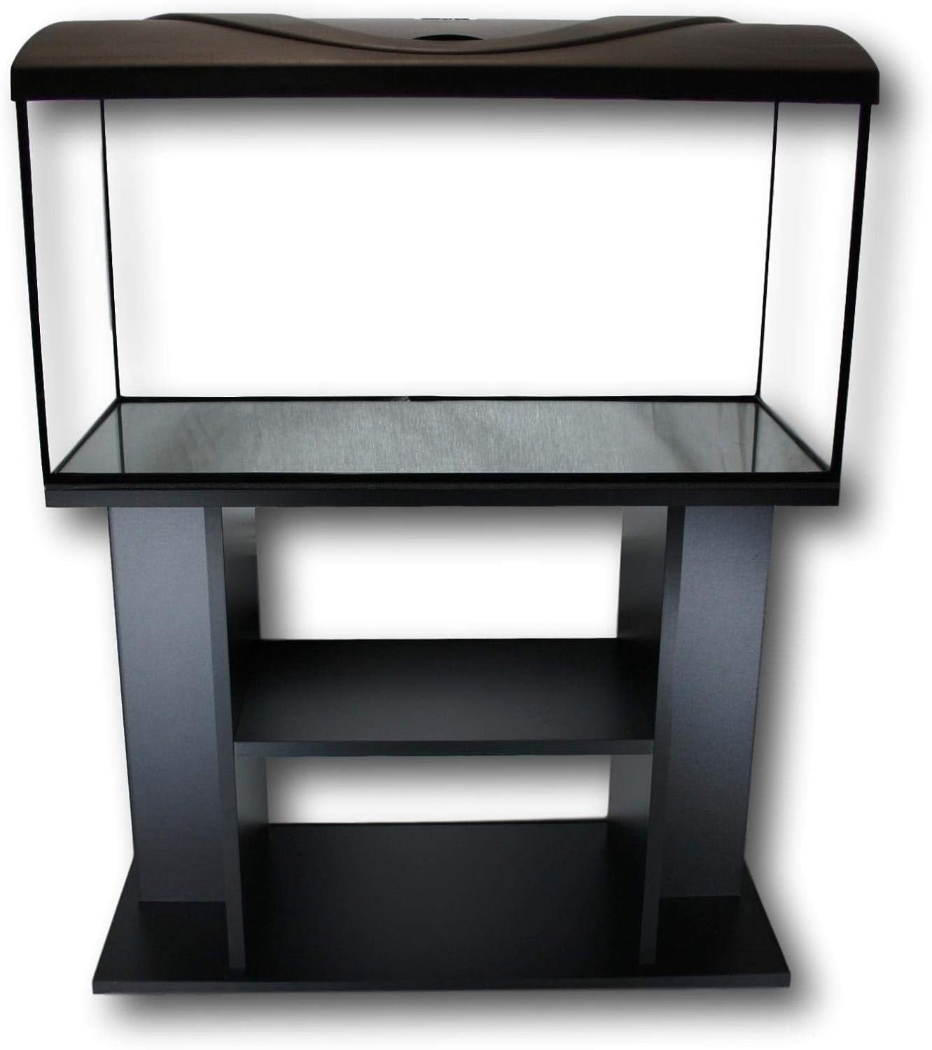 112L Glass Aquarium Kit with LED Light, Stand & Lid – Complete Set