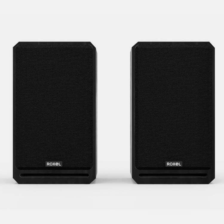 Bookshelf Speakers 150W RMS Carbon Fibre Woofer Silk Dome Tweeter Deep Bass