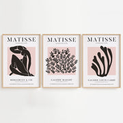 Set of 3 Abstract Gallery Wall Prints A4 Minimalist Posters