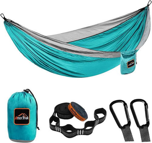 Ultralight 2-Person Camping Hammock with Tree Straps & 250kg Load