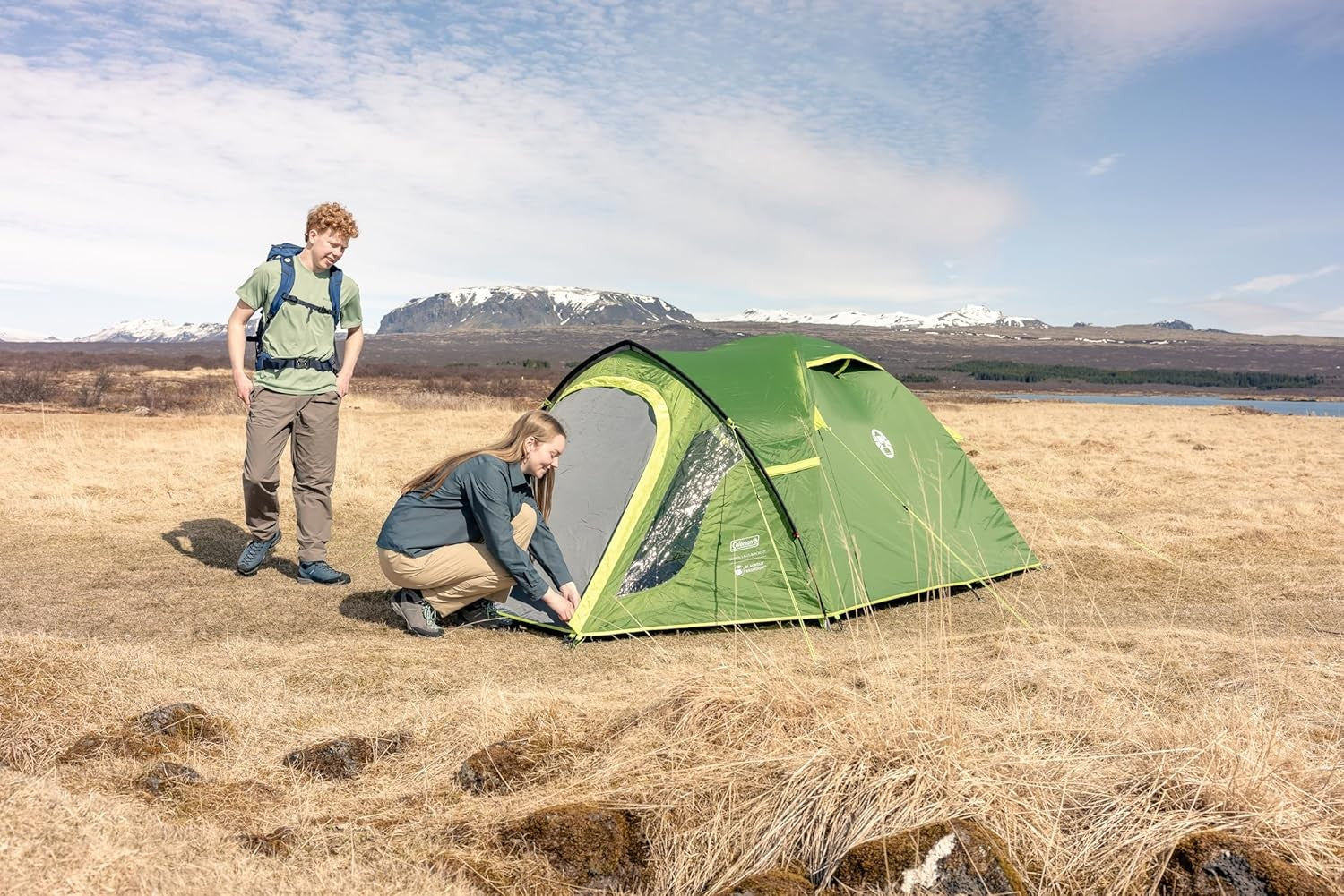 4 Person Dome Camping Tent 4500mm Waterproof