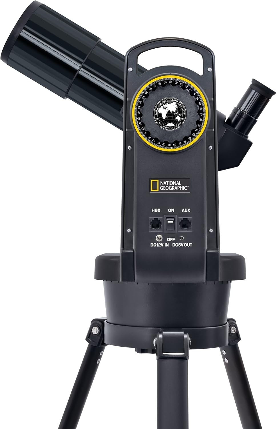 Computer Controlled Refractor Telescope 70mm GoTo Auto Focus Black Kit