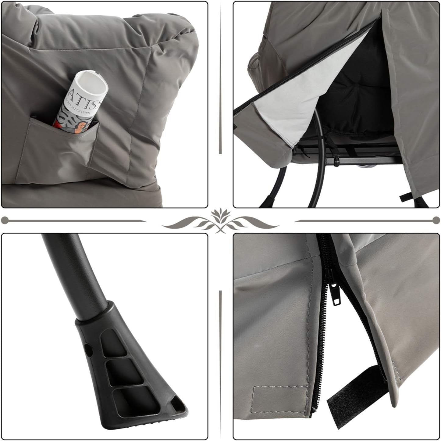 Comfy Waterproof Reading Chair Armchair for Lounge Bedroom Relaxing