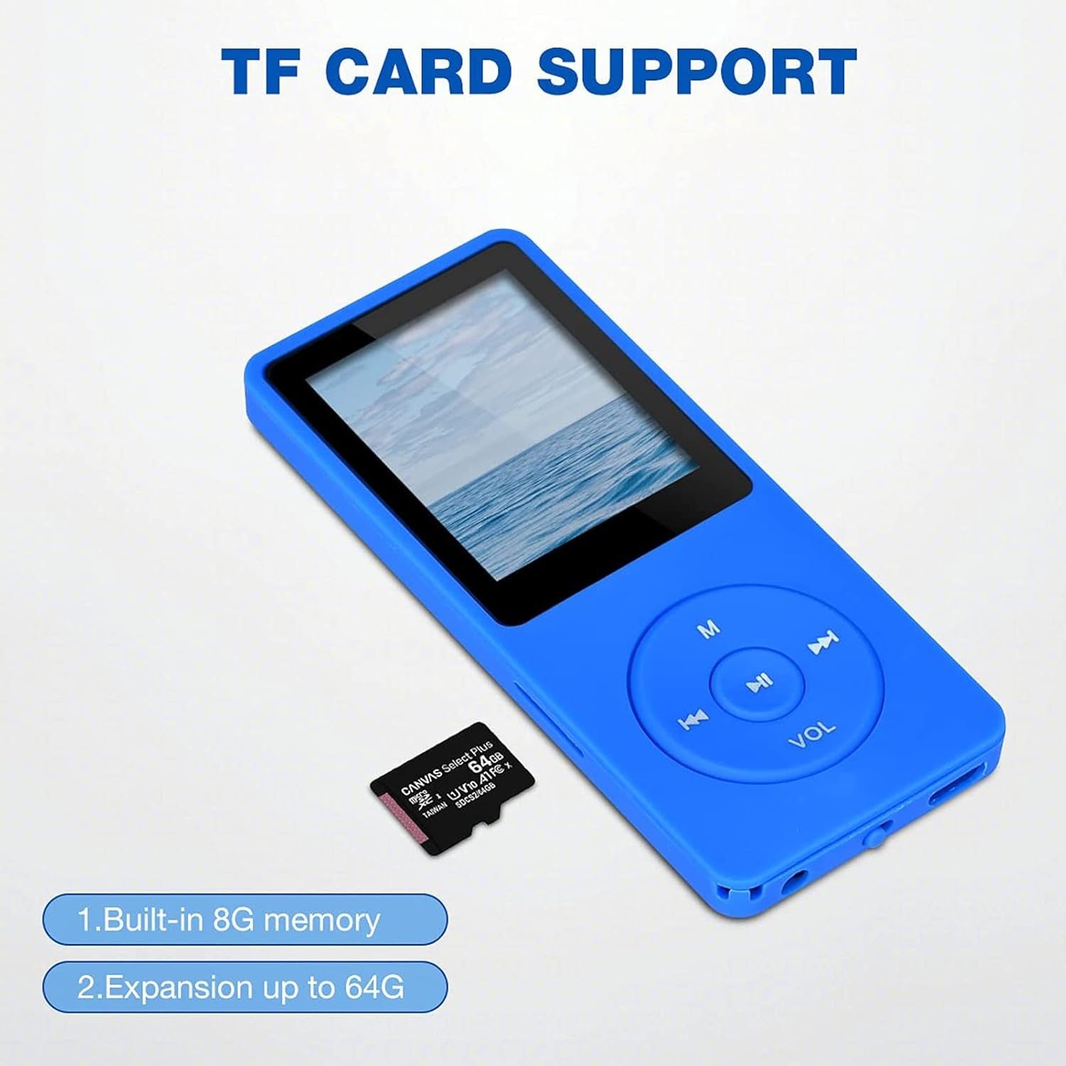 8GB MP3/MP4 Music Player Portable FM Radio HiFi Voice Recorder