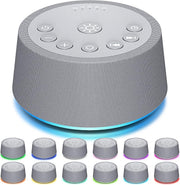 White Noise Sound Machine 25 Soothing Sounds 32 Volume Timer Night Light
