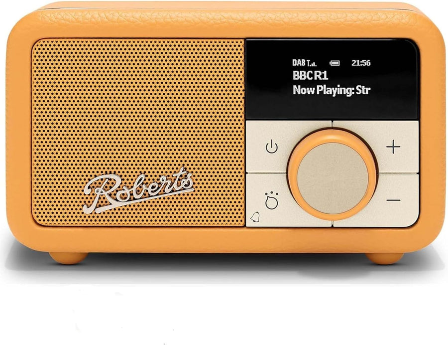 Portable FM DAB/DAB+ Digital Radio Bluetooth Speaker Yellow
