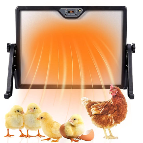 180W Chicken Coop Heater Thermostat Remote Brooder Panel