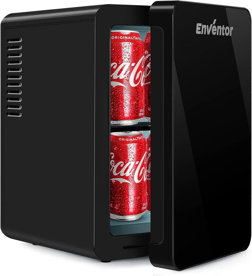 Portable 6L Mini Fridge Cooler Warmer for Home Car Travel Black