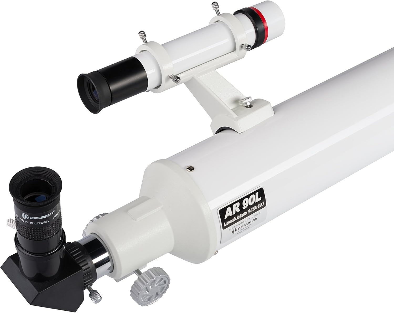 90/1200 Refractor Telescope | High-Mag Lunar & Planet Viewing Tube