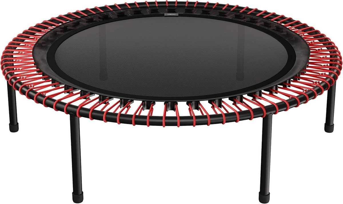 Fitness Rebounder Trampoline 100cm Rope Ring Suspension 150kg Silent