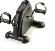 Compact Seated Pedal Exerciser Adjustable Resistance LCD Arm Leg