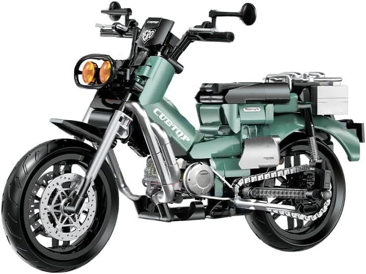 Motorcycle Building Kit 628 PCS | Realistic Racing Model Display Toy