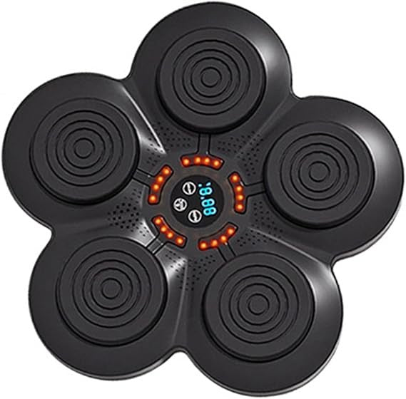 Music Boxing Machine Wall Mount LED Punch Pad Smart Training with Gloves