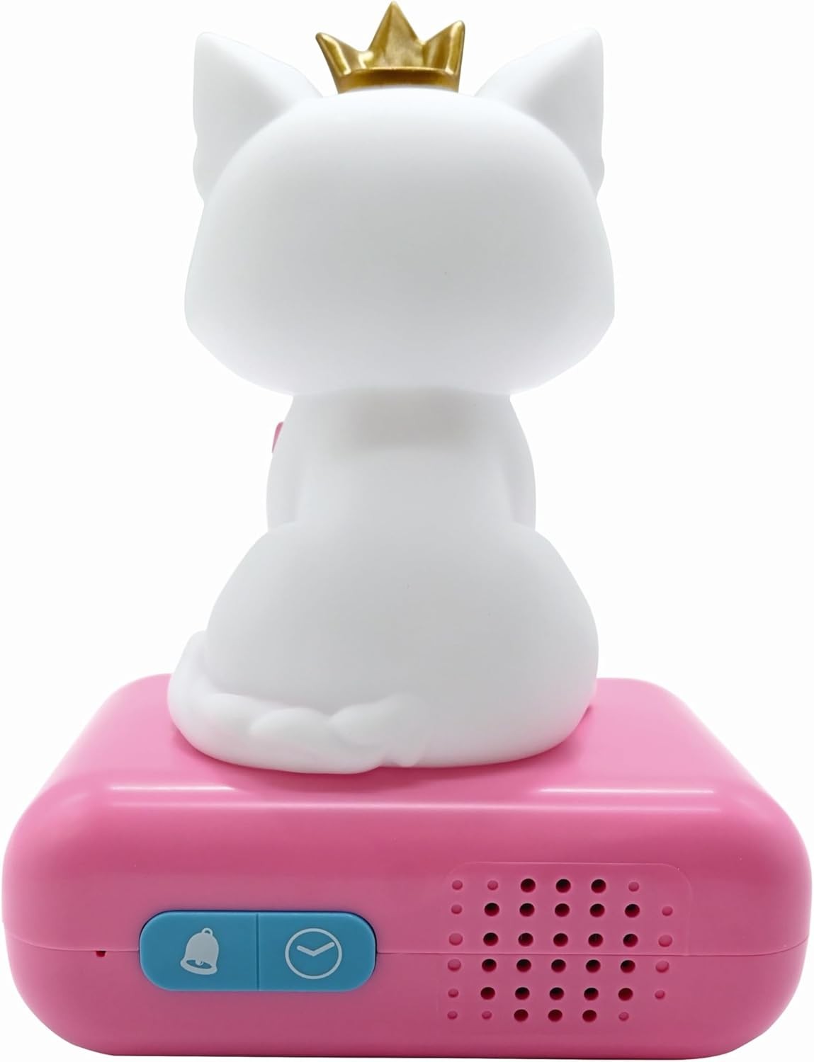 Kids Kitten Alarm Clock Night Light LED Display Snooze Sounds Bedroom
