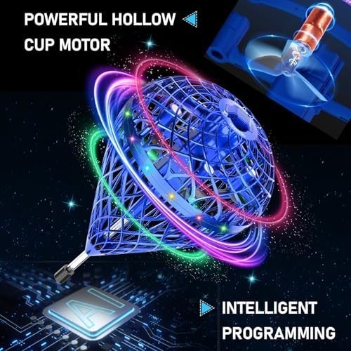 2025 Hand-Controlled Magic Hover Ball Drone with LED Lights for Kids