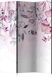 Red Leaf Acoustic Room Divider 135x172cm Double Sided Folding Screen