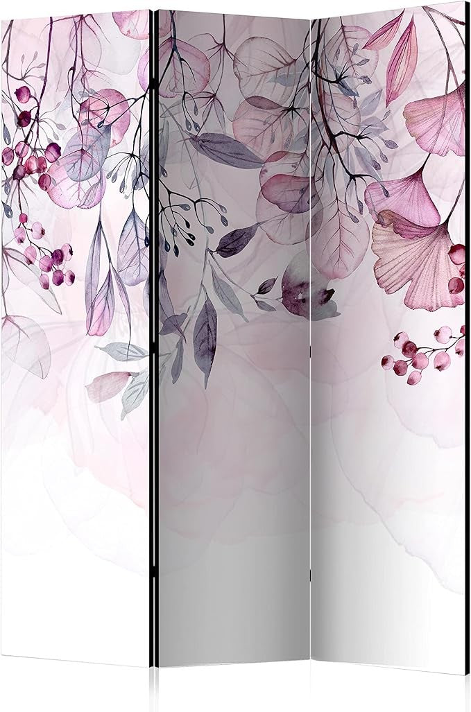Red Leaf Acoustic Room Divider 135x172cm Double Sided Folding Screen