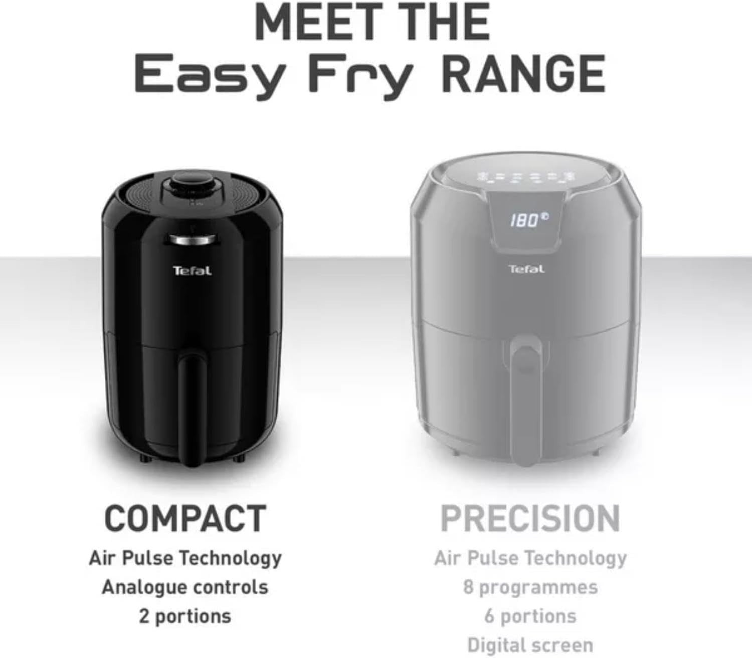 Compact Air Fryer 0.6kg | Energy-Saving Crisp Cooking | 1300W | Low-Oil