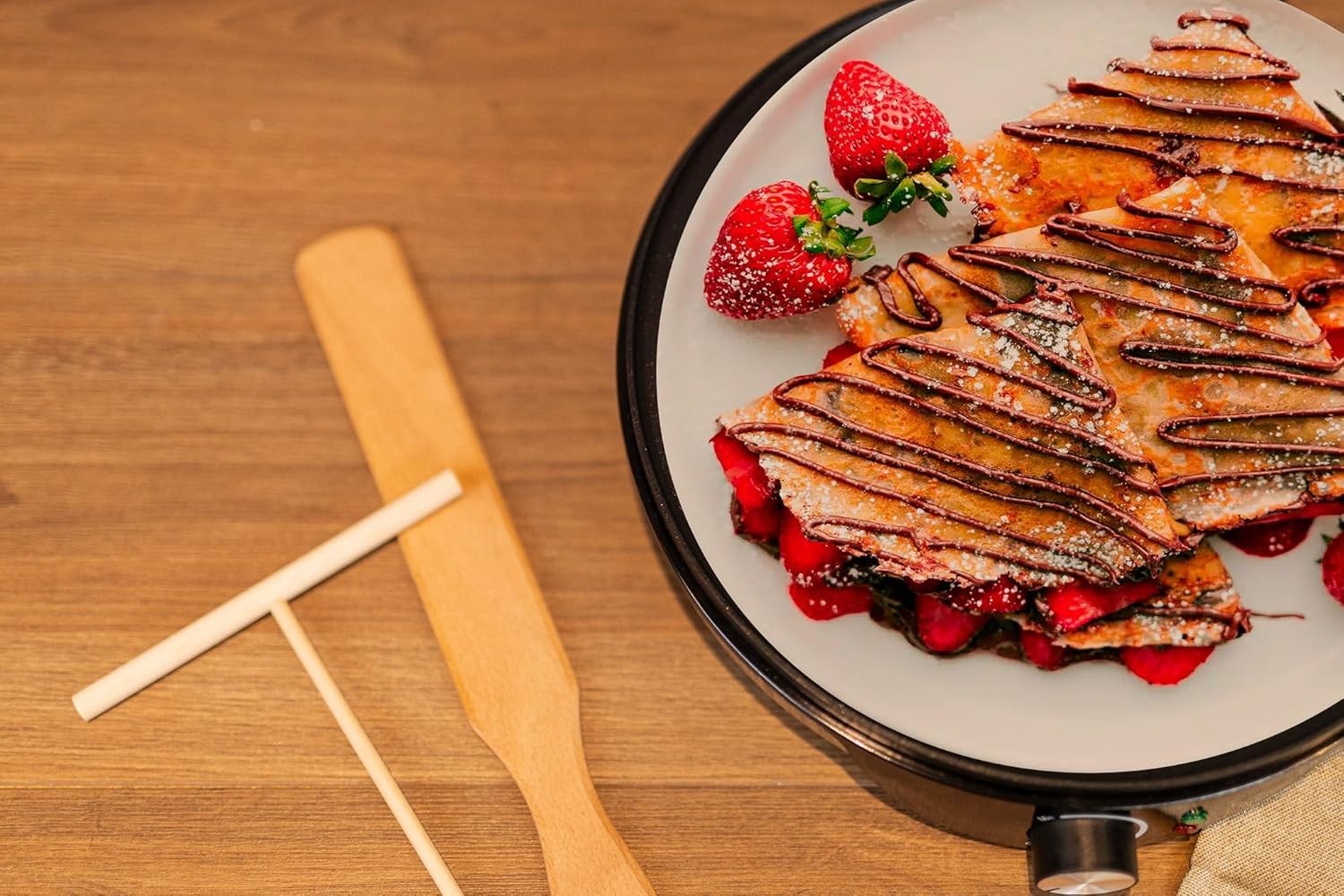 12" Electric Crepe & Pancake Maker 1000W Non-Stick w/ Tools