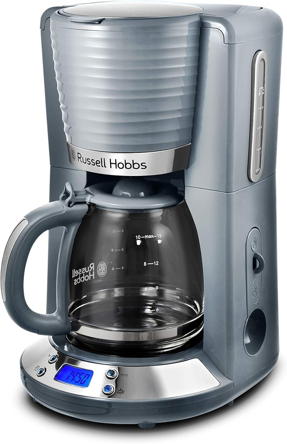 Programmable Drip Coffee Maker 1.25L Glass Jug Timer 1100W Keep Warm Function