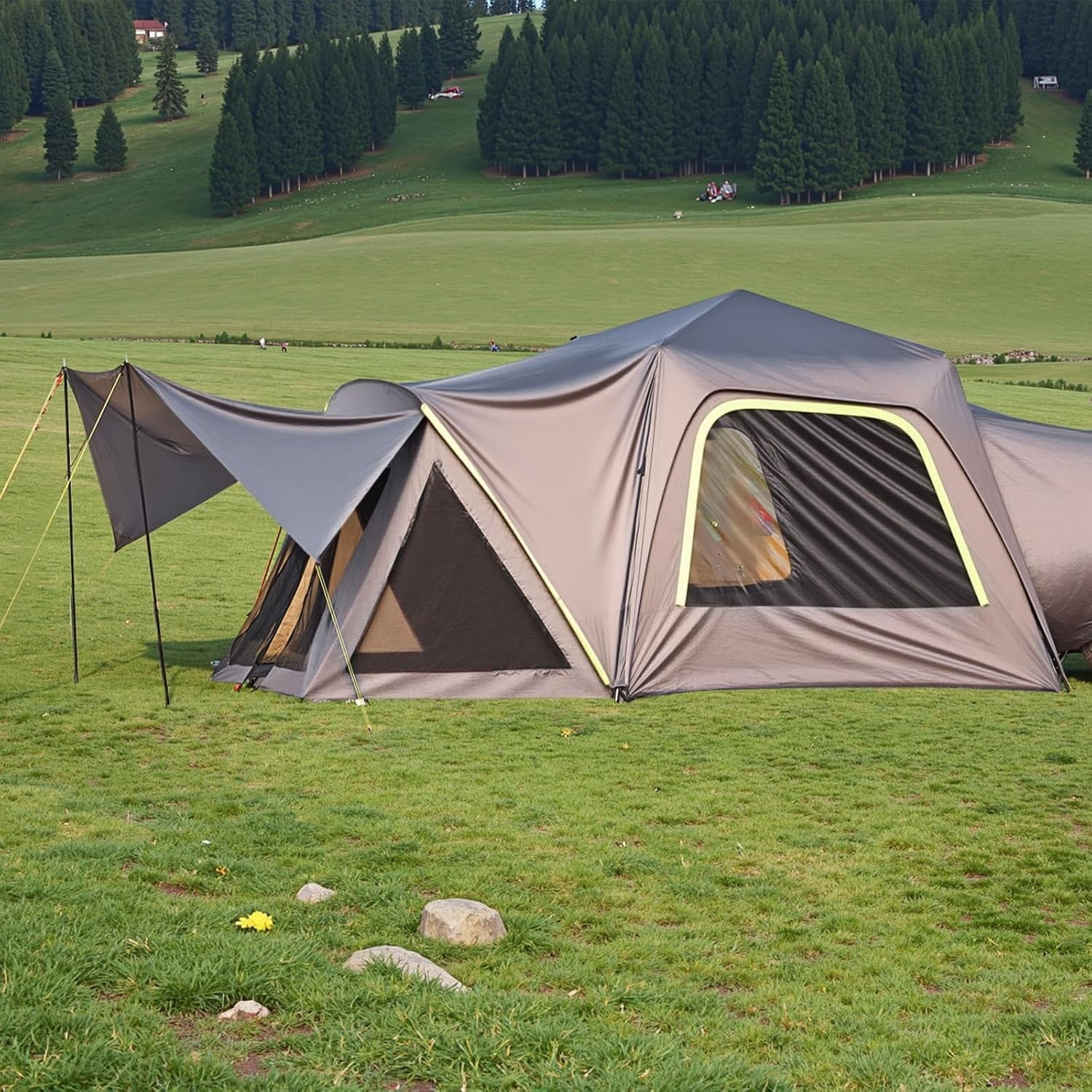 SUV Camping Tent Waterproof 10x10ft Car Tailgate Awning